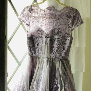 Chi Chi London midi Lavender Dress💜
